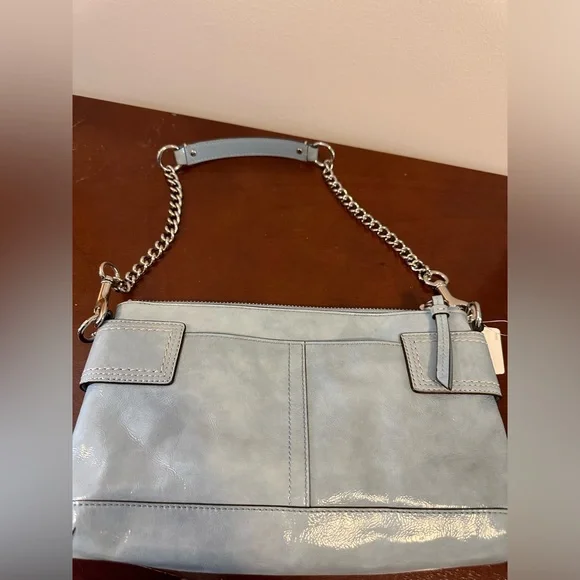 Baby Blue Coach Clutch - Picture 2 of 11
